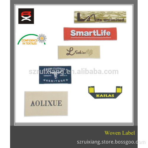 Customized woven label/garment label/print woven label